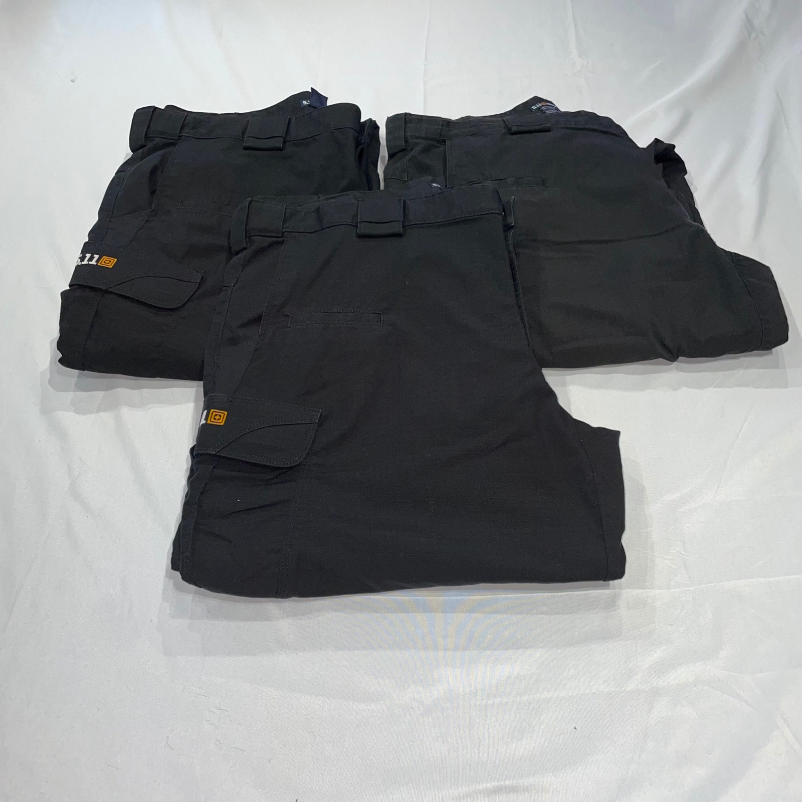 5.11 Tactical Series Mens Cargo Pants Black Ripstop Utility Work Trousers 40x36